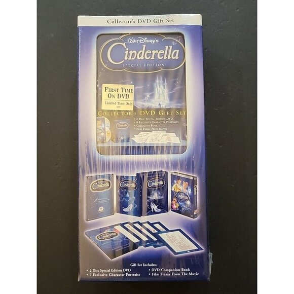 Cinderella Walt Disney's DVD 2005 Collector's DVD Gift Set Special Edition K8420